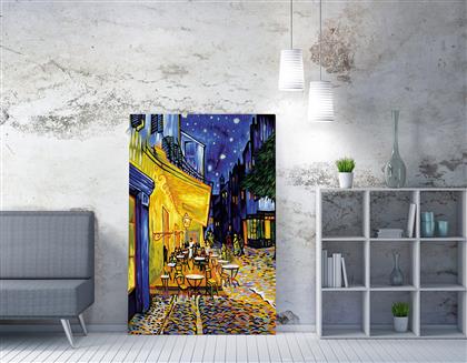ΔΙΑΚΟΣΜΗΤΙΚΟΣ ΠΙΝΑΚΑΣ ΣΕ ΚΑΜΒΑ WY73 (70 X 100) 265VGA1523 2X3 CM ΑΙΘΡΙΟ