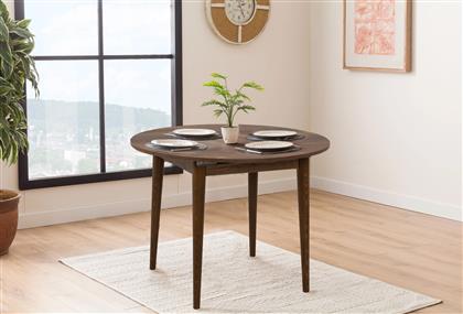 ΕΠΕΚΤΕΙΝΟΜΕΝΟ ΤΡΑΠΕΖΙ ΤΡΑΠΕΖΑΡΙΑΣ VINA 139 - WALNUT 869VEL8754 (100X75X100) ΑΙΘΡΙΟ