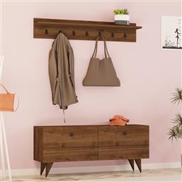 ΕΠΙΠΛΟ ΕΙΣΟΔΟΥ RUPA - WALNUT 835PUQ5043 (113X48,5X35) ΑΙΘΡΙΟ