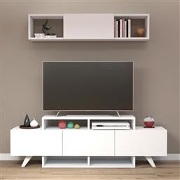 ΕΠΙΠΛΟ ΤΗΛΕΟΡΑΣΗΣ ALWIN UNIT - WHITE 505CRL1920 (150X49X31,6) ΑΙΘΡΙΟ