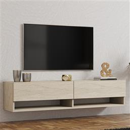 ΕΠΙΠΛΟ ΤΗΛΕΟΡΑΣΗΣ ARGES - TRAVERTINE 495SSE1628 (141X31X30) ΑΙΘΡΙΟ