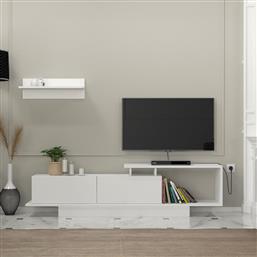 ΕΠΙΠΛΟ ΤΗΛΕΟΡΑΣΗΣ ASOS - WHITE 745DCD3029 (180X45X29,6) ΑΙΘΡΙΟ