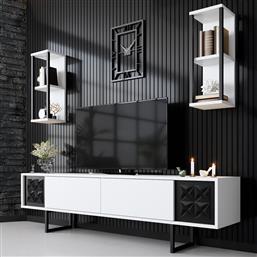 ΕΠΙΠΛΟ ΤΗΛΕΟΡΑΣΗΣ BLACK LINE - WHITE, BLACK 618BLY1140 (180X18X30) ΑΙΘΡΙΟ