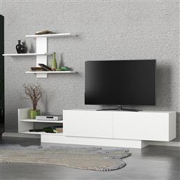 ΕΠΙΠΛΟ ΤΗΛΕΟΡΑΣΗΣ EGEMEN - WHITE 745DCD3033 (180X40X31,8) ΑΙΘΡΙΟ