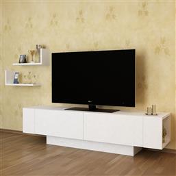 ΕΠΙΠΛΟ ΤΗΛΕΟΡΑΣΗΣ EKOL - WHITE 788DEC3040 (150X40X31,5) ΑΙΘΡΙΟ