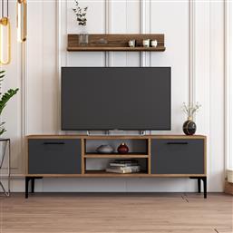 ΕΠΙΠΛΟ ΤΗΛΕΟΡΑΣΗΣ RIGA - ANTHRACITE 845HCT3104 (140X48X30) ΑΙΘΡΙΟ