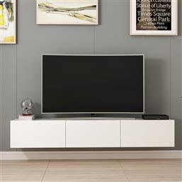 ΕΠΙΠΛΟ ΤΗΛΕΟΡΑΣΗΣ RIGEL - WHITE 506MNR1101 (180X30X32) ΑΙΘΡΙΟ
