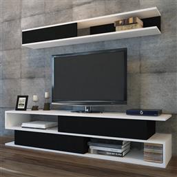 ΕΠΙΠΛΟ ΤΗΛΕΟΡΑΣΗΣ SIMS - BLACK, WHITE 788DEC3061 (176X39X31,5) ΑΙΘΡΙΟ