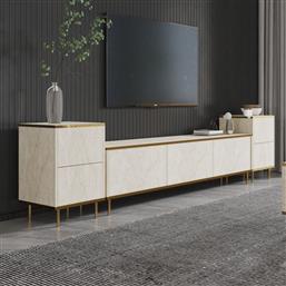 ΕΠΙΠΛΟ TV IMAJ - TRAVERTINE 382NRC1150 (180X45,2X35) ΑΙΘΡΙΟ