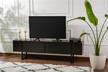 ΕΠΙΠΛΟ TV SERENITY - WOOD BLACK, BLACK 241NRD1309 (180X50X29,5) ΑΙΘΡΙΟ