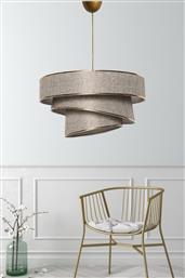 ΦΩΤΙΣΤΙΚΟ ΟΡΟΦΗΣ COUPER - BEIGE, GOLD 390FLH1691 (40X40) ΑΙΘΡΙΟ