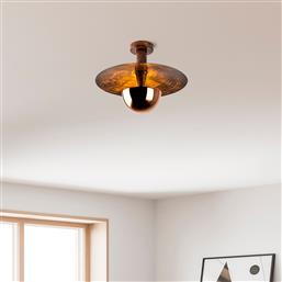 ΦΩΤΙΣΤΙΚΟ ΟΡΟΦΗΣ KURT - 13354 942FLG2521 (Φ38X31; Φ15X8; Φ10X3) ΑΙΘΡΙΟ