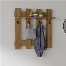 ΓΑΝΤΖΟΣ ΤΟΙΧΟΥ CARINA - WALNUT 835PUQ4005 (70X70X18) ΑΙΘΡΙΟ