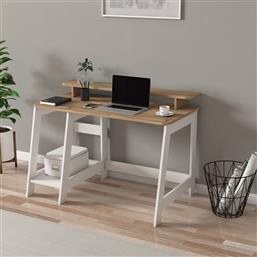 ΓΡΑΦΕΙΟ COUNTRY - WHITE, OAK 382NRC1409 120X73X60 CM ΑΙΘΡΙΟ