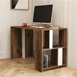 ΓΡΑΦΕΙΟ LIMA - WALNUT, WHITE 845HCT3841 120X75,4X60 CM ΑΙΘΡΙΟ