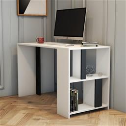 ΓΡΑΦΕΙΟ LIMA - WHITE, ANTHRACITE 845HCT3834 120X75,4X60 CM ΑΙΘΡΙΟ