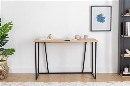 ΓΡΑΦΕΙΟ LISSA - BLACK 550ARN3427 120X72X50 CM ΑΙΘΡΙΟ