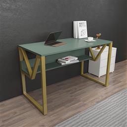 ΓΡΑΦΕΙΟ LONA - GREEN, GOLD 875ZNA4543 120X72,8X60 CM ΑΙΘΡΙΟ