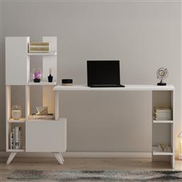 ΓΡΑΦΕΙΟ ΜΕΛΕΤΗΣ ALIS - WHITE 505CRL1917 (120X73X60) ΑΙΘΡΙΟ