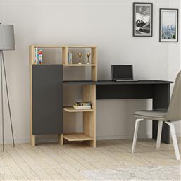 ΓΡΑΦΕΙΟ ΜΕΛΕΤΗΣ BUGRA - ANTHRACITE 550ARN1113 (135,9X111,8X60) ΑΙΘΡΙΟ