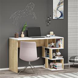 ΓΡΑΦΕΙΟ ΜΕΛΕΤΗΣ DARDANOS - WHITE, SAPPHIRE OAK 475OLV1208 (110X73,8X50) ΑΙΘΡΙΟ