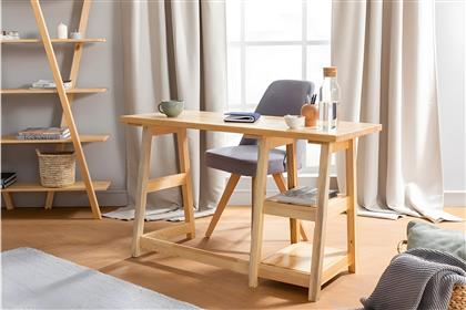 ΓΡΑΦΕΙΟ PERLA - BIRCH 835PUQ3806 120X73,5X51 CM ΑΙΘΡΙΟ