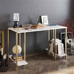 ΓΡΑΦΕΙΟ READER - WHITE, GOLD 541HDL1113 125X73,8X60 CM ΑΙΘΡΙΟ