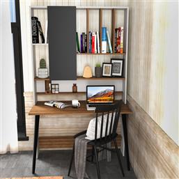 ΓΡΑΦΕΙΟ WOOD - WHITE, WALNUT 322RTC1318 120X196,6X60 CM ΑΙΘΡΙΟ