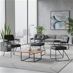 ΚΑΡΕΚΛΑ ΓΡΑΦΕΙΟΥ JUPOI 47 - BLACK 926STR1126 47X87X60 CM ΑΙΘΡΙΟ