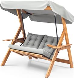 ΚΑΡΕΚΛΑ ΚΗΠΟΥ DOUBLE SWING GALATA SWING S2 - GREY 676HDS1103 (120X195X58) ΑΙΘΡΙΟ