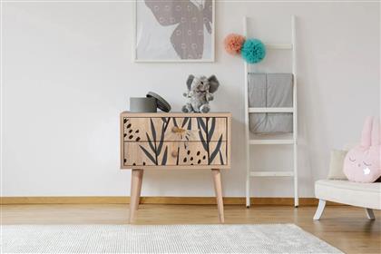 ΚΟΜΟΔΙΝΟ CITY TWO DAISY 863SPH3532 60X61X40 CM ΑΙΘΡΙΟ