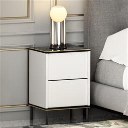 ΚΟΜΟΔΙΝΟ IMAJ - WHITE, MARBLE 382NRC1803 40X60X35 CM ΑΙΘΡΙΟ
