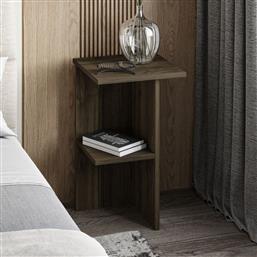 ΚΟΜΟΔΙΝΟ LERAY - WALNUT 382NRC1810 36X60X36 CM ΑΙΘΡΙΟ