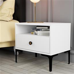 ΚΟΜΟΔΙΝΟ LIZBON 535 - WHITE 845HCT2507 56X50,8X40 CM ΑΙΘΡΙΟ