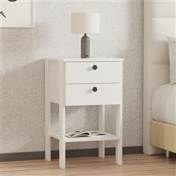 ΚΟΜΟΔΙΝΟ RUZISA - WHITE V2 835PUQ2707 44X75X44 CM ΑΙΘΡΙΟ