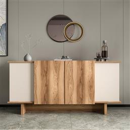 ΚΟΝΣΟΛΑ DIANA - SAND, WALNUT 360ALE1502 (180X81X40) ΑΙΘΡΙΟ