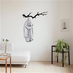 ΜΕΤΑΛΛΙΚΗ ΚΡΕΜΑΣΤΡΑ ΤΟΙΧΟΥ BOUGH 891TNL3104 87X22 CM ΑΙΘΡΙΟ