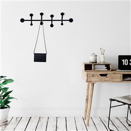 ΜΕΤΑΛΛΙΚΗ ΚΡΕΜΑΣΤΡΑ ΤΟΙΧΟΥ ROD 891TNL3105 70X22 CM ΑΙΘΡΙΟ