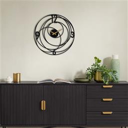ΜΕΤΑΛΛΙΚΟ ΔΙΑΚΟΣΜΗΤΙΚΟ ΡΟΛΟΙ ΤΟΙΧΟΥ BIG BANG METAL WALL CLOCK - APS027 507ATP1529 49X49 CM ΑΙΘΡΙΟ