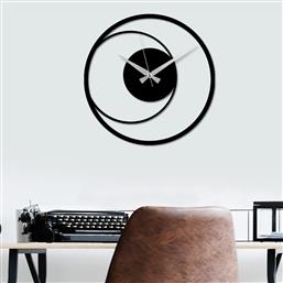 ΜΕΤΑΛΛΙΚΟ ΔΙΑΚΟΣΜΗΤΙΚΟ ΡΟΛΟΙ ΤΟΙΧΟΥ CIRCLE 15 891TNL2465 49X49 CM ΑΙΘΡΙΟ