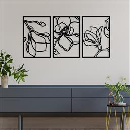 ΜΕΤΑΛΛΙΚΟ ΔΙΑΚΟΣΜΗΤΙΚΟ ΤΟΙΧΟΥ ADDA 279ENZ2692 120X56,5 CM ΑΙΘΡΙΟ