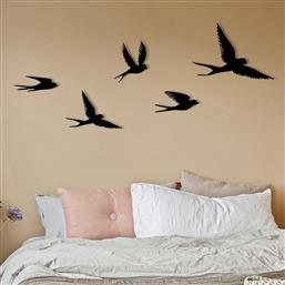 ΜΕΤΑΛΛΙΚΟ ΔΙΑΚΟΣΜΗΤΙΚΟ ΤΟΙΧΟΥ CROW 279ENZ2593 33X22,5 CM ΑΙΘΡΙΟ
