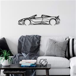 ΜΕΤΑΛΛΙΚΟ ΔΙΑΚΟΣΜΗΤΙΚΟ ΤΟΙΧΟΥ MCLAREN 720S SILHOUETTE 891TNL2362 70X17 CM ΑΙΘΡΙΟ