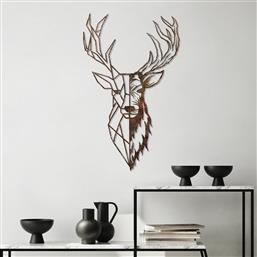 ΜΕΤΑΛΛΙΚΟ ΔΙΑΚΟΣΜΗΤΙΚΟ ΤΟΙΧΟΥ RUSTY DEER 3 891TNL3786 70X42 CM ΑΙΘΡΙΟ