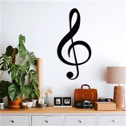 ΜΕΤΑΛΛΙΚΟ ΔΙΑΚΟΣΜΗΤΙΚΟ ΤΟΙΧΟΥ TREBLE CLEF 891TNL1783 28X59 CM ΑΙΘΡΙΟ