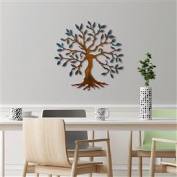 ΜΕΤΑΛΛΙΚΟ ΔΙΑΚΟΣΜΗΤΙΚΟ ΤΟΙΧΟΥ TREE - 2 891TNL2428 60X60 CM ΑΙΘΡΙΟ