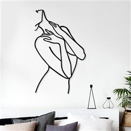 ΜΕΤΑΛΛΙΚΟ ΔΙΑΚΟΣΜΗΤΙΚΟ ΤΟΙΧΟΥ WOMAN LINES 575TNL1124 53X86 CM ΑΙΘΡΙΟ