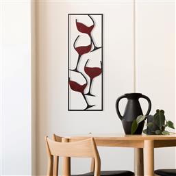 ΜΕΤΑΛΛΙΚΟ ΔΙΑΚΟΣΜΗΤΙΚΟ WINE - 1 279ENZ2572 32X5X90 CM ΑΙΘΡΙΟ