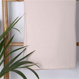 (MIN 2 ΤΜΧ) ΚΟΥΒΕΡΤΑ ΠΙΚΕ ΜΟΝΗ 165X265 AITHRIO ΠΙΚΕ COTTON BEIGE ΑΙΘΡΙΟ