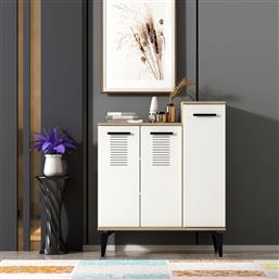 ΠΑΠΟΥΤΣΟΘΗΚΗ ASIMO - SAPPHIRE OAK, WHITE 475OLV1835 (90X94,6X35) ΑΙΘΡΙΟ